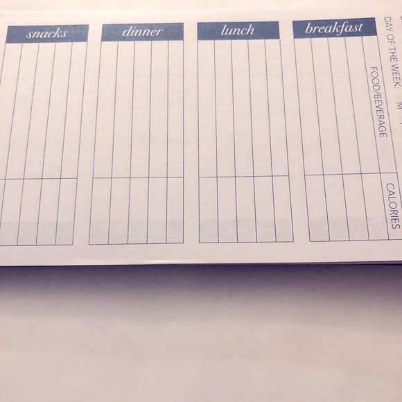 JUVALE: DAILY FOOD INTAKE TRACKER NOTEBOOK. 10 PACK. 9x4 INCHES. NWOT. - Picture 5 of 10